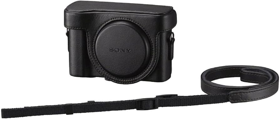 Sony-LCJ-HNB Leren Camera Case voor Sony Cyber-shot DSC-HX50, HX50V, HX60 en HX60V Tweedehands