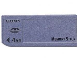 Sony-Memory Stick Card - 4MB Tweedehands
