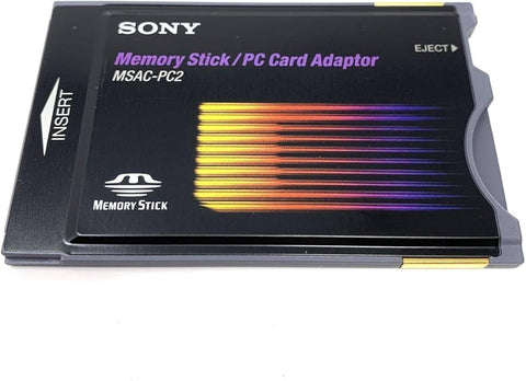 Sony Memory Stick naar PC Card adapter MSAC-PC2, vooraanzicht, tweedehands