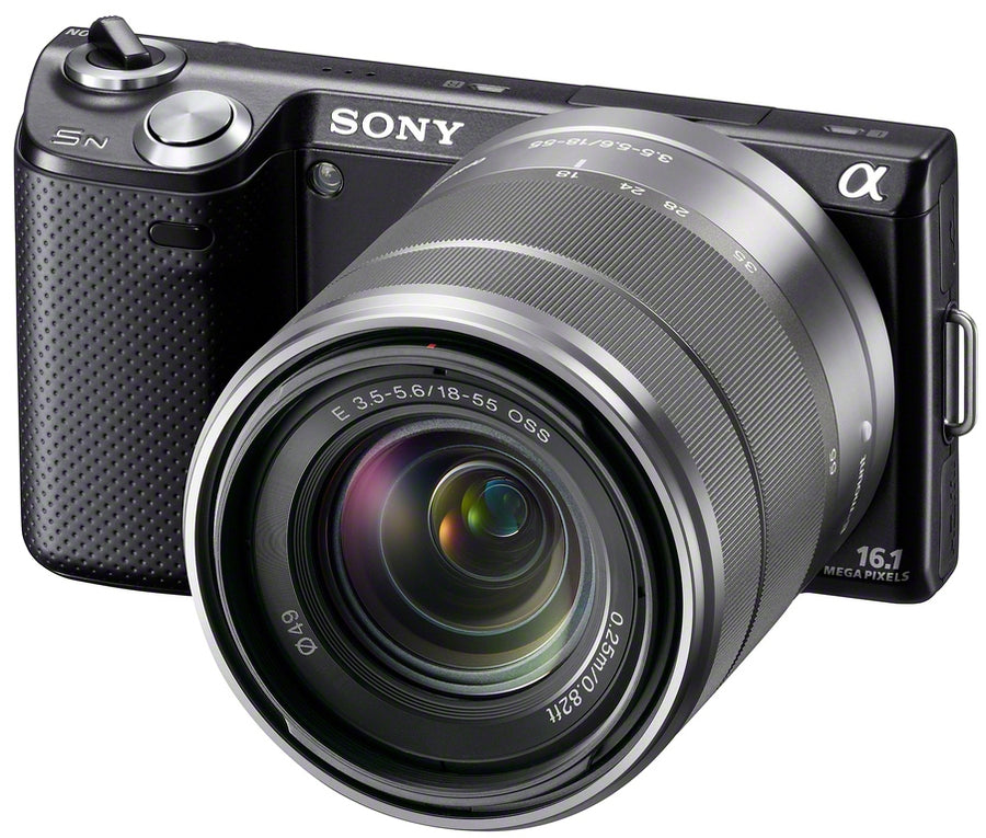 Sony-NEX-5N Systeemcamera + 18-55mm - Zwart Tweedehands