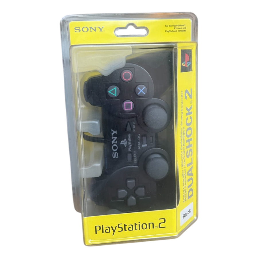 Sony-Playstation 2 DualShock 2 Controller - Zwart (Nieuw in blister)-tweedehands