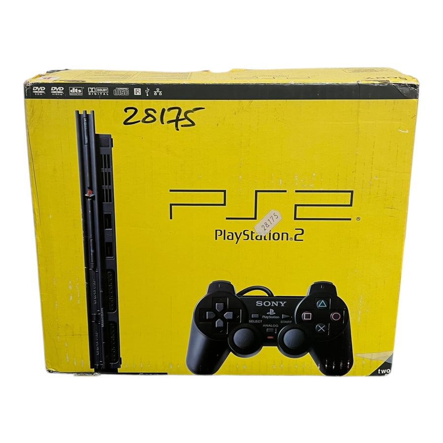 Sony-Playstation 2 Slim Console - Zwart (Nieuw in geopende doos)-tweedehands