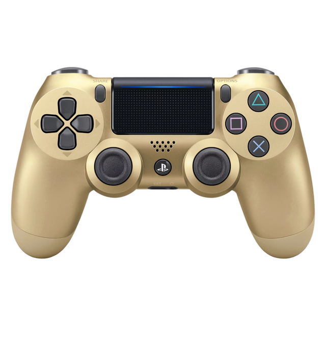 Sony PlayStation 4 DualShock 4 controller, goud, voorkant, tweedehands