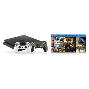 Playstation 4 Slim 500GB Console + 2 Controllers + Actiepakket (3 games)