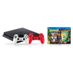 Playstation 4 Slim 500GB Console + 2 Controllers + Crash Bandicoot N. Sane Trilogy bundel