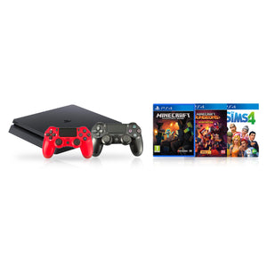 Playstation 4 Slim 500GB Console + 2 Controllers + Gezinspakket (3 games)