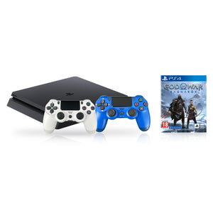 Playstation 4 Slim 500GB Console + 2 Controllers + God of War bundel