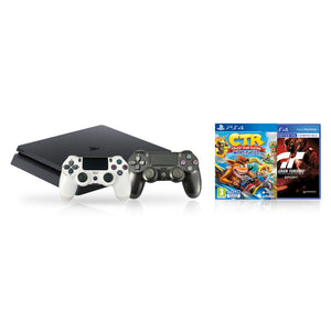 Playstation 4 Slim 500GB Console + 2 Controllers + Racepakket (2 games)