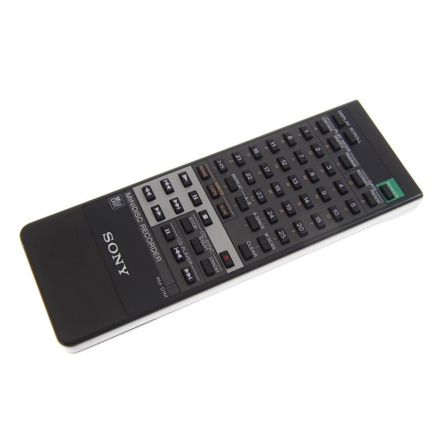 Sony RM-D1M afstandsbediening voor de MDS-101 en MDS-501 minidiscrecorder, voorkant