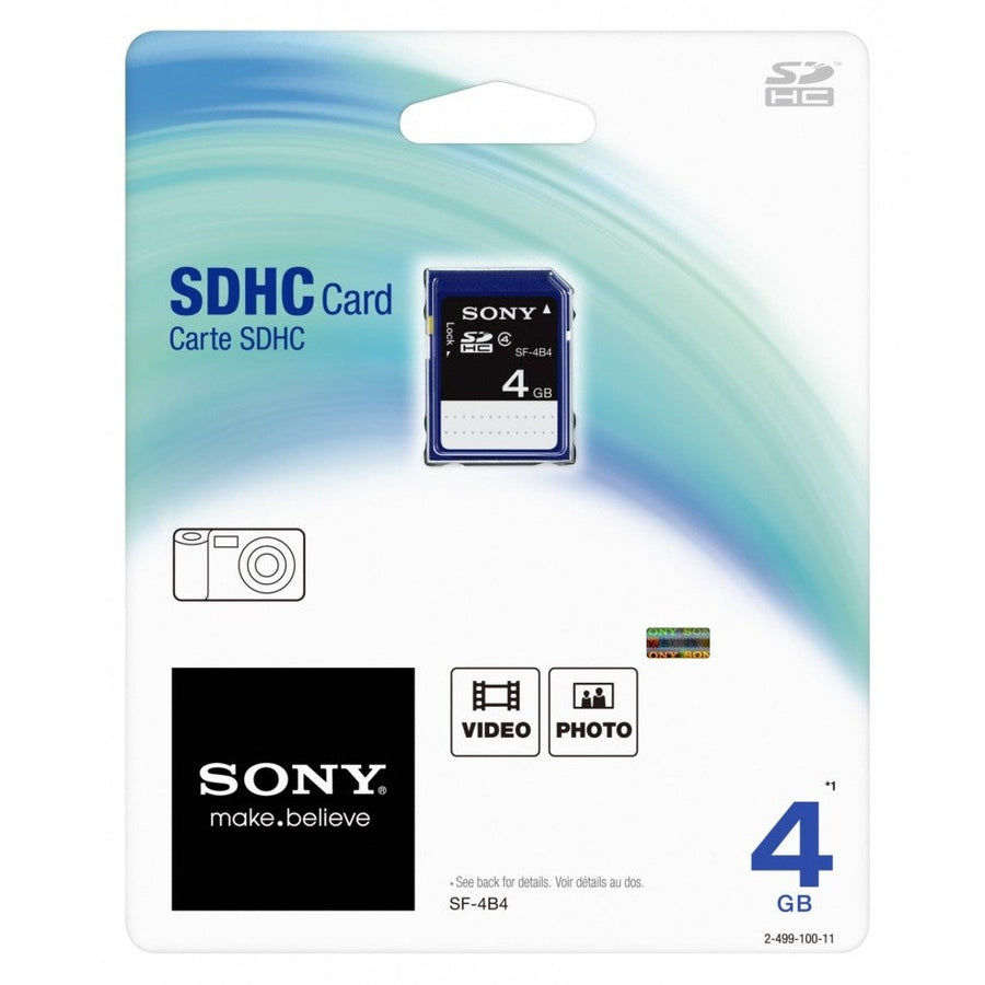 Sony-SF-4B4 SDHC Geheugenkaart 4GB Class 4 (Nieuw)
