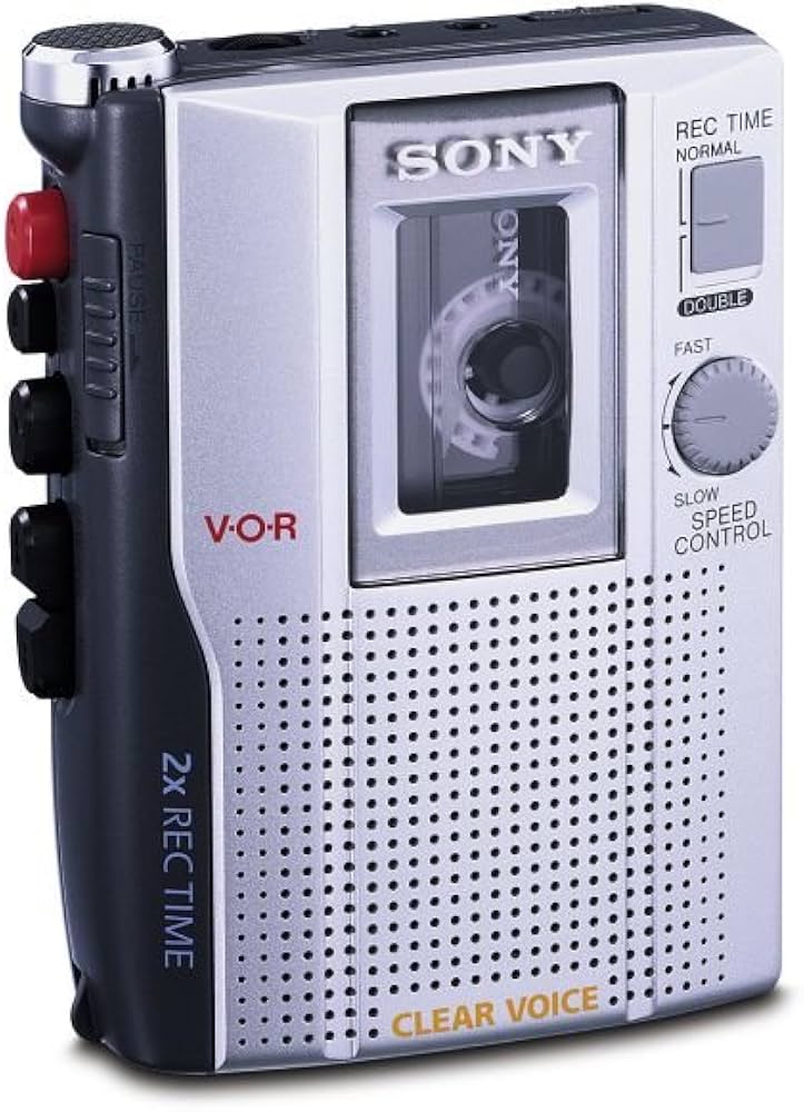 Sony-TCM-200DV Cassette Recorder - Zilver (In doos) Tweedehands