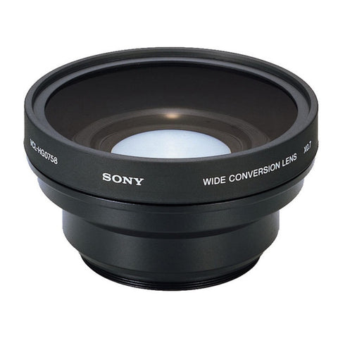Sony-VCL-HG0758 0.7x Groothoekconversie Lens voor 58mm Camcorders met Zoom-Through Tweedehands