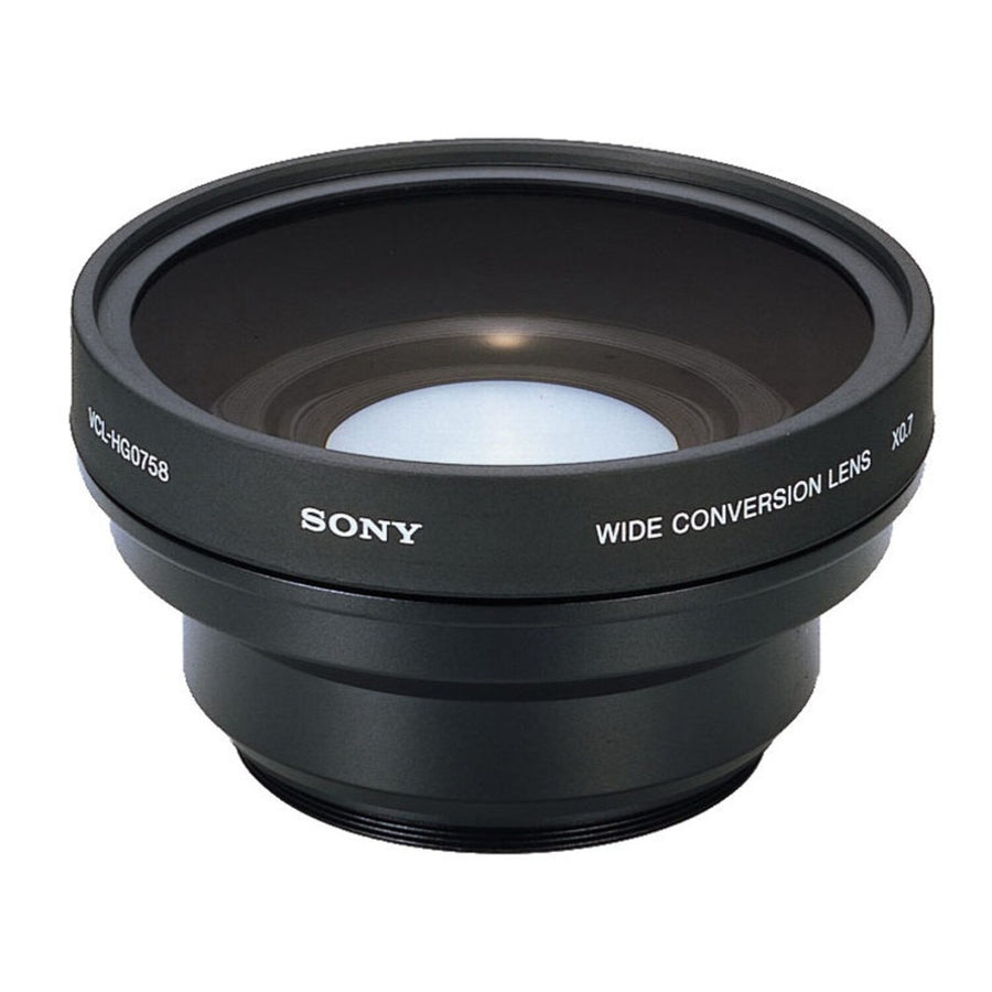 Sony-VCL-HG0758 0.7x Groothoekconversie Lens voor 58mm Camcorders met Zoom-Through Tweedehands