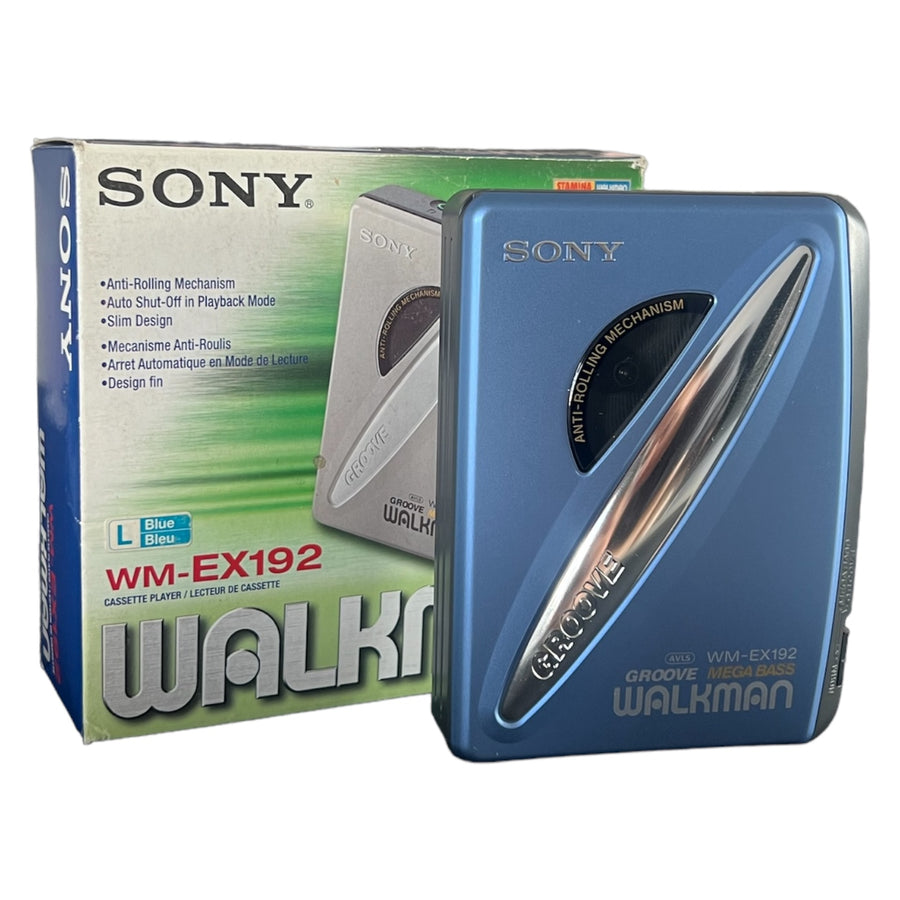 Sony-WM-EX192 Walkman Stereo Cassette Player - Blauw (Nieuw in doos)-tweedehands