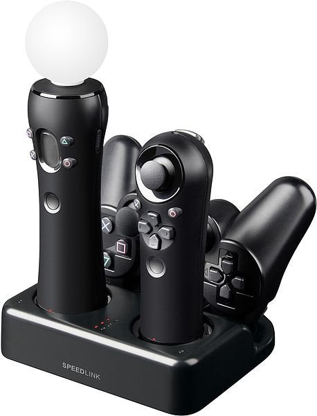 Speedlink-3-in-1 Oplaadstation voor Playstation 3 (Move) Controllers Tweedehands