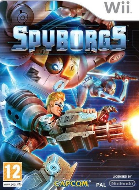 Nintendo Wii Spyborgs, doos voorkant, tweedehands