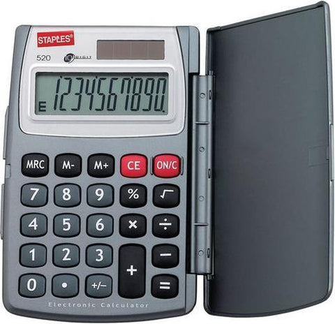 Staples-Pocket Rekenmachine 520 (Nieuw)