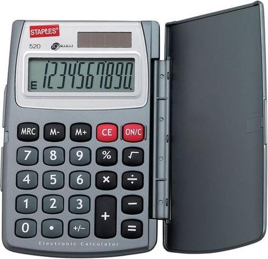 Staples-Pocket Rekenmachine 520 (Nieuw)