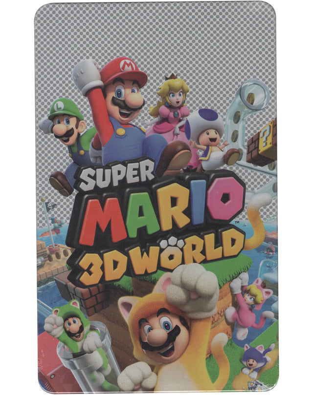 Super Mario 3D World steelbook zonder game, voorkant met Mario, Luigi, Peach en Toad
