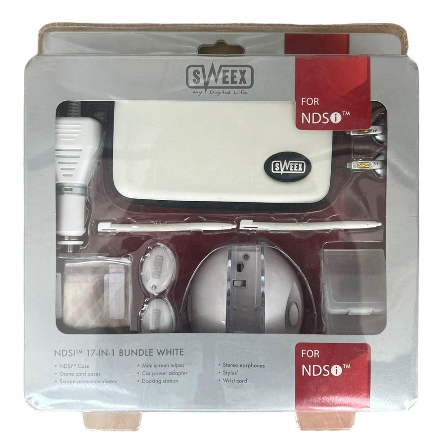 Sweex 17 - in - 1 Kit Incl. Case + Screenprotector + Dock + Stylus voor Nintendo DSi (Nieuw)