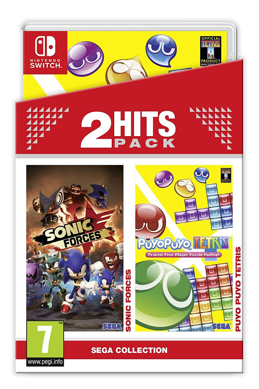 Switch-2 Hits Pack: Sonic Forces & Puyo Puyo Tetris Tweedehands