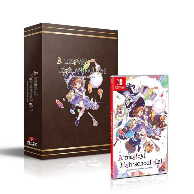 Nintendo Switch A Magical High-School Girl Collector's Edition, uitgeversafbeelding met verzameldoos en doos