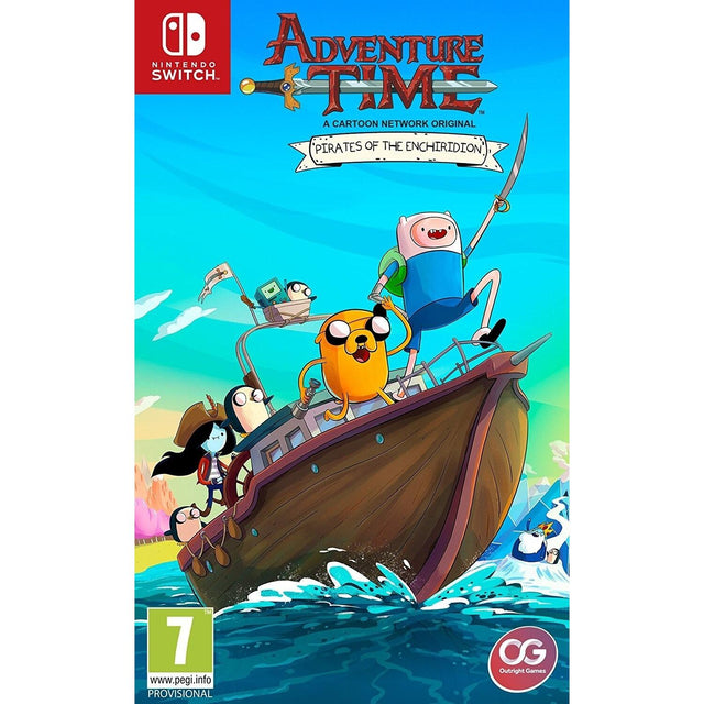 Nintendo Switch Adventure Time Pirates of the Enchiridion, doos voorkant, tweedehands