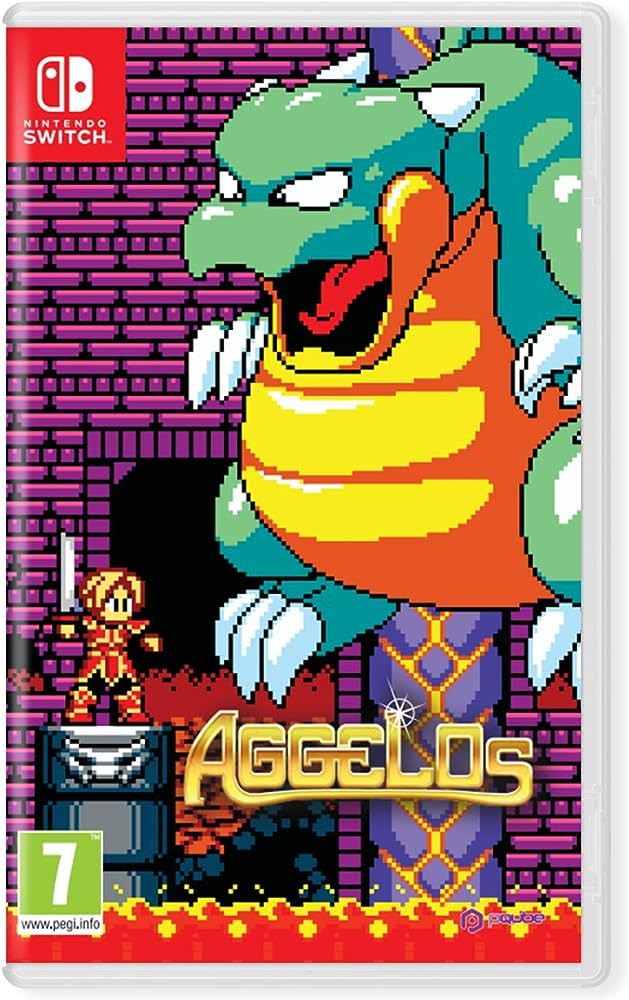 Nintendo Switch Aggelos, doos voorkant, tweedehands