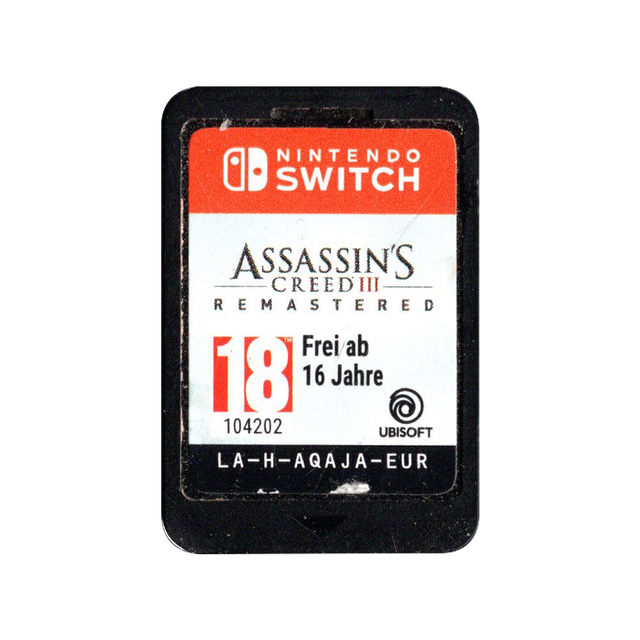 Nintendo Switch Assassin's Creed III Remastered, losse spelkaart