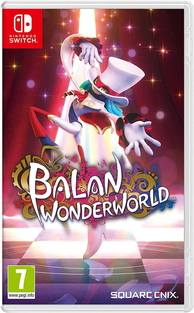 Nintendo Switch Balan Wonderworld, doos voorkant, tweedehands