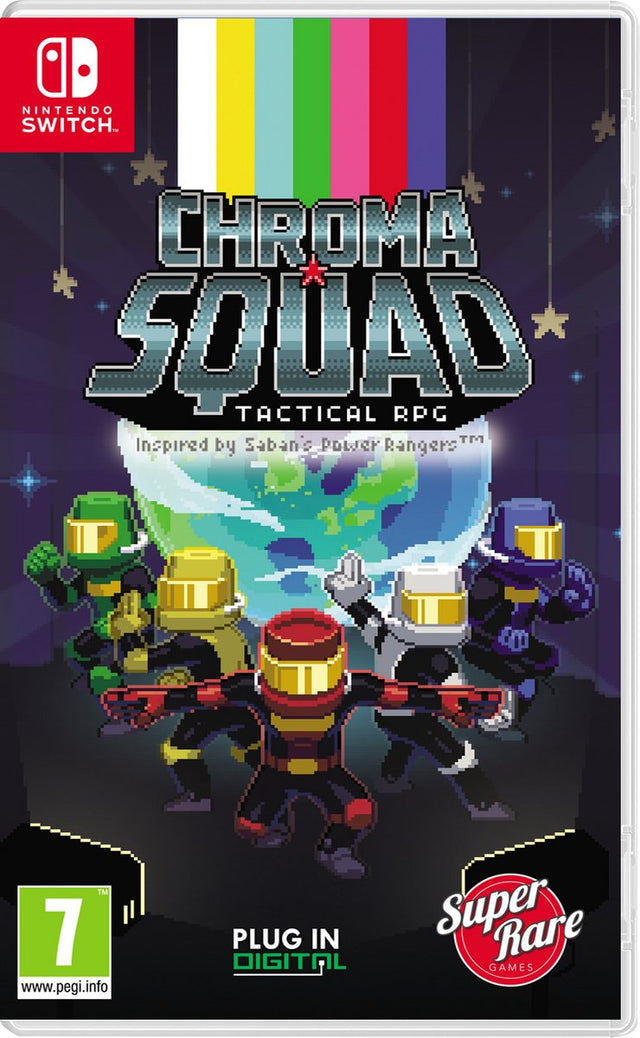 Nintendo Switch Chroma Squad, doos voorkant, tweedehands