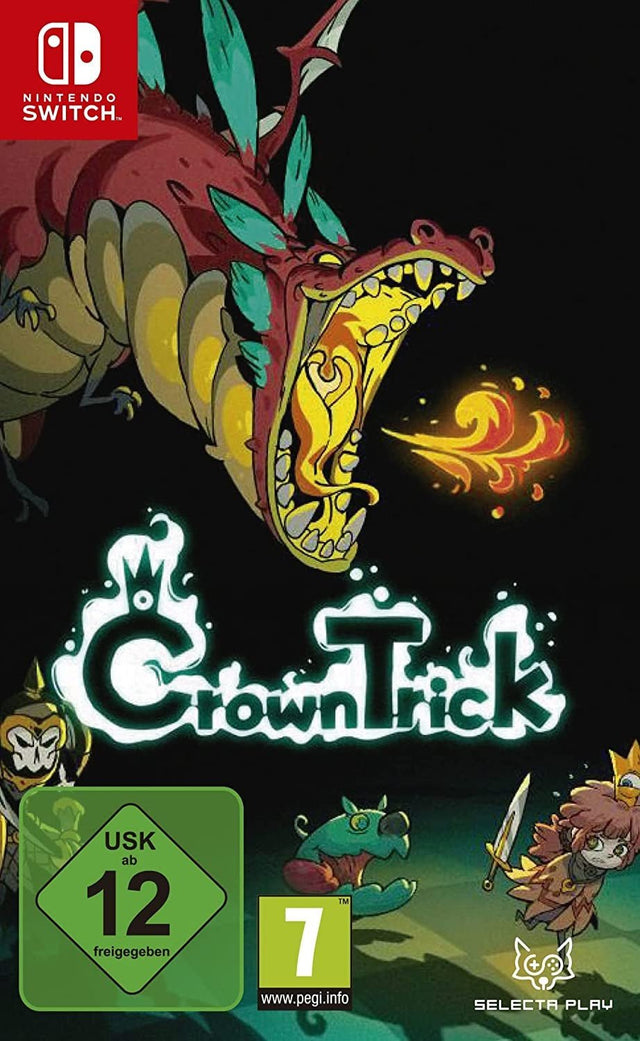 Nintendo Switch Crown Trick, doos voorkant, tweedehands