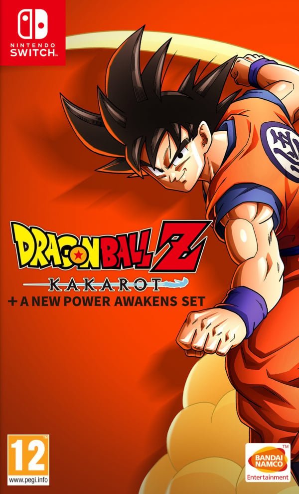Nintendo Switch Dragon Ball Z Kakarot + A New Power Awakens Set, doos voorkant, tweedehands