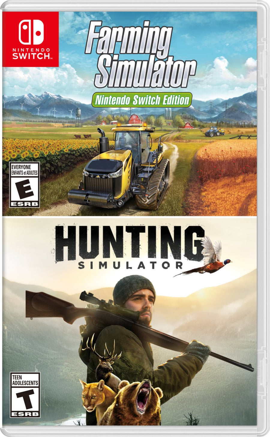 Switch-Farming Simulator & Hunting Simulator Bundle Tweedehands
