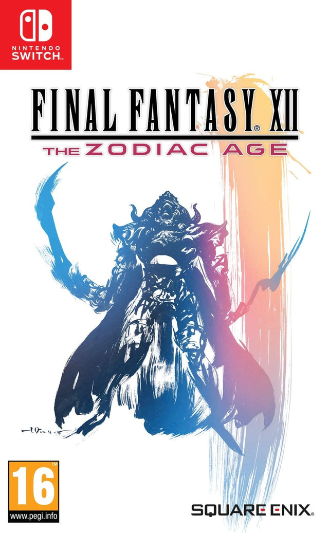 Nintendo Switch Final Fantasy XII The Zodiac Age, doos voorkant, tweedehands