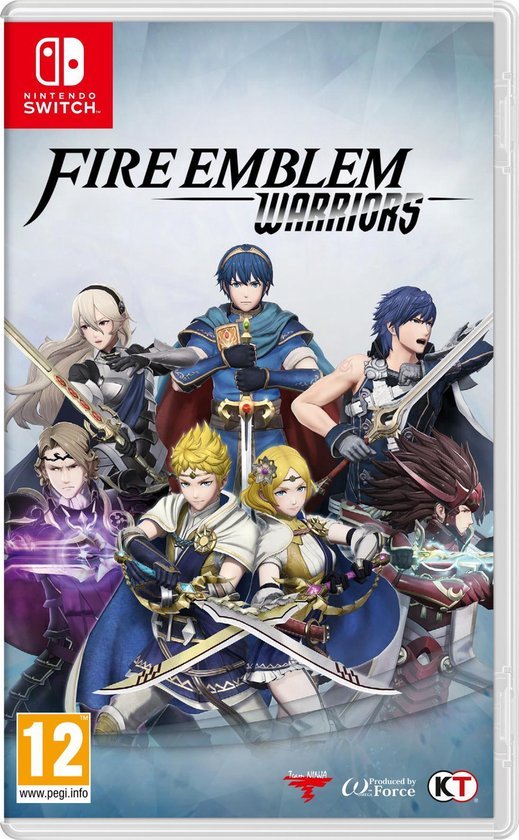 Nintendo Switch Fire Emblem Warriors, doos voorkant, tweedehands