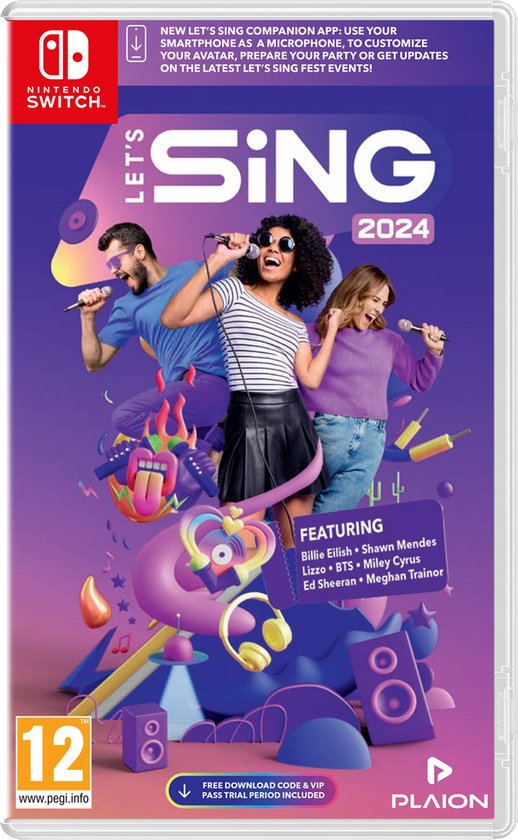 Switch-Let's Sing 2024 Tweedehands