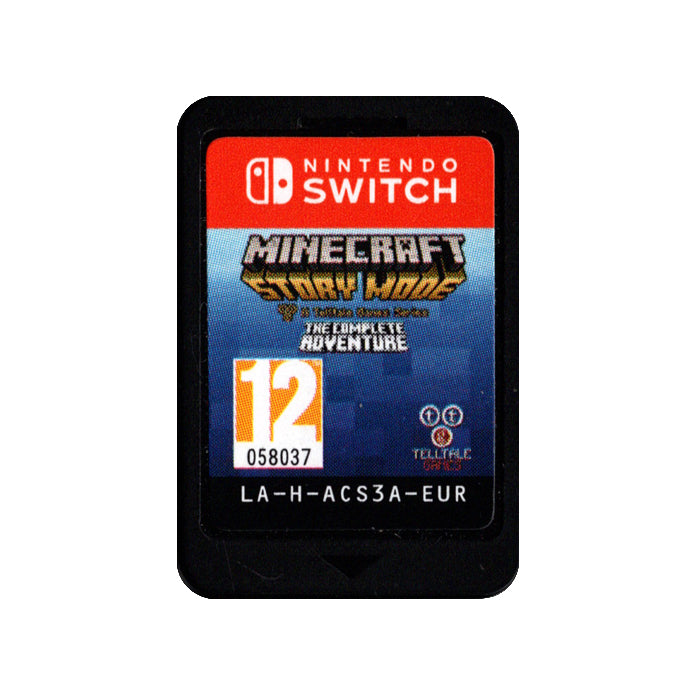 Nintendo Switch Minecraft Story Mode The Complete Adventure, losse spelkaart