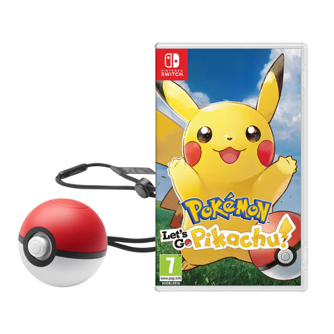 Switch-Pokemon Let's Go Pikachu + Poke Ball Plus Bundle [Zonder omdoos] Tweedehands