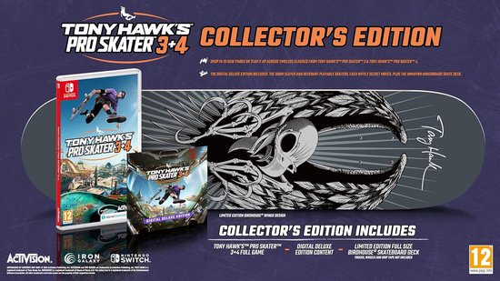 Switch-Tony Hawk's Pro Skater 3 + 4 [Collector's Edition] Tweedehands