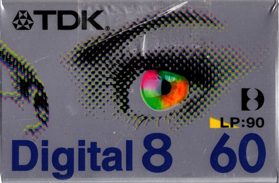 TDK-Digital8 SP60/LP90 Videocassette – 60 minuten SP / 90 minuten LP (Nieuw)