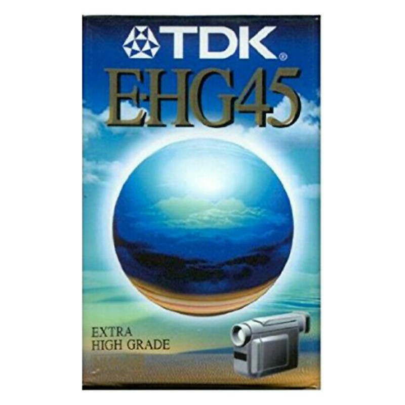 TDK-EHG45 VHS-C Compact Videocassette (45 min / 90 min LP) (Nieuw)