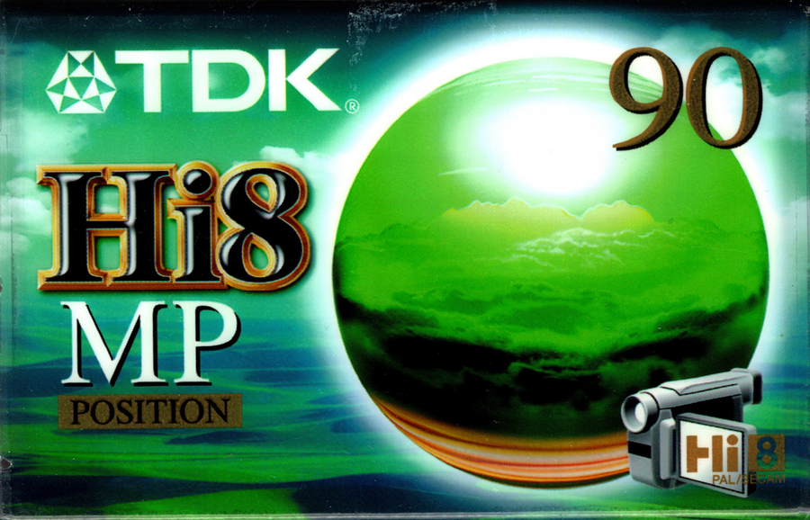 TDK-Hi8 MP 90 Cassetteband – 90 minuten SP / 180 minuten LP (Nieuw)