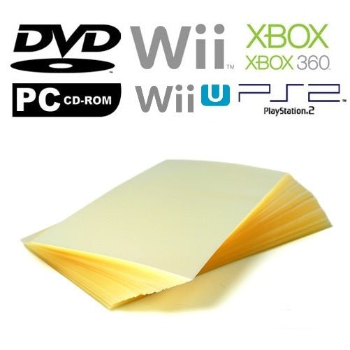 TDR Repack-it seals voor Wii, Wii U, Xbox 360 en PS2, gele sealvellen