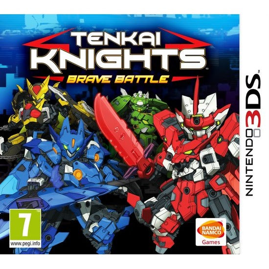 Nintendo 3DS Tenkai Knights Brave Battle, doos voorkant, tweedehands