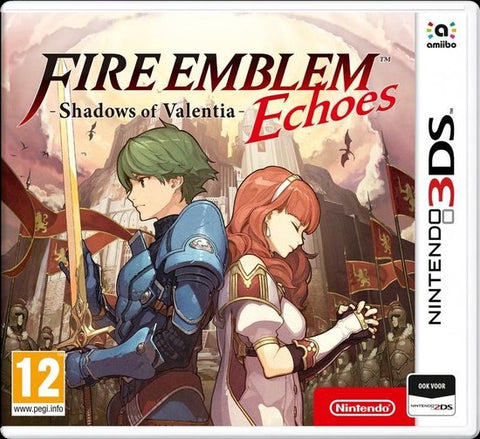 Fire Emblem Echoes Shadows of Valentia 3DS box art
