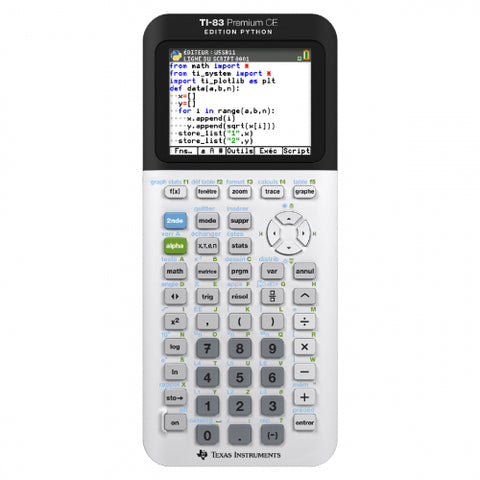 Texas Instruments-TI-83 Premium CE Python Edition Wetenschappelijke Rekenmachine Tweedehands
