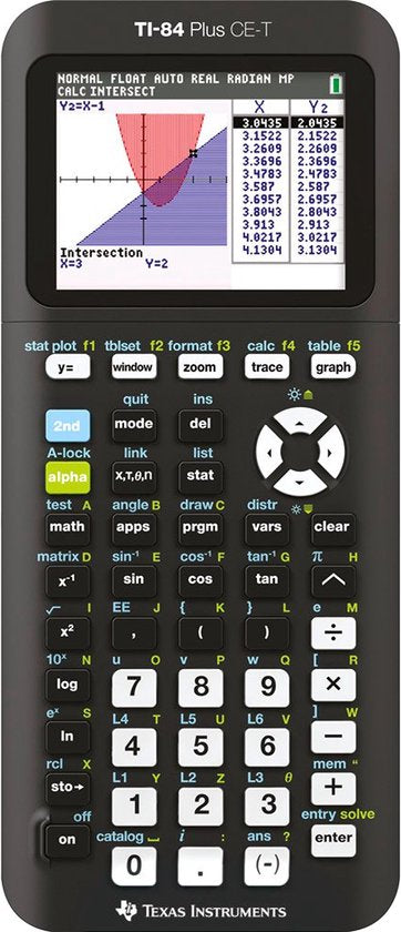 Texas Instruments-TI-84 Plus CE-T Wetenschappelijke Rekenmachine Tweedehands