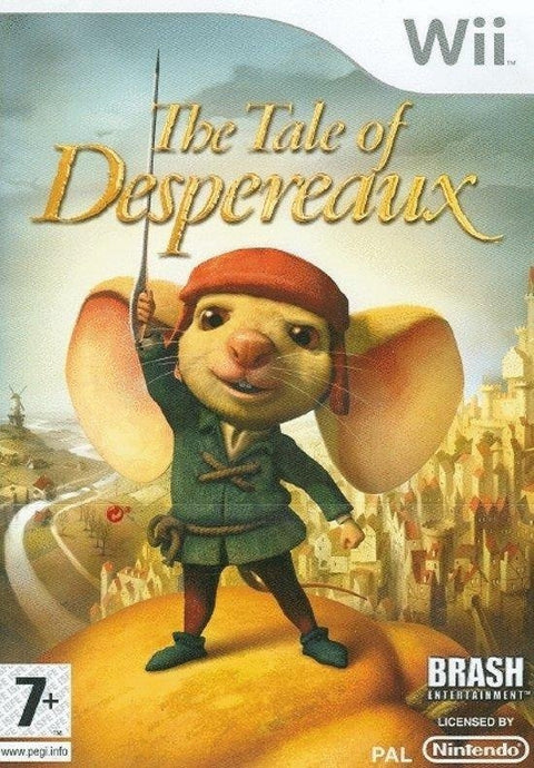 Nintendo Wii The Tale of Despereaux, doos voorkant, PAL