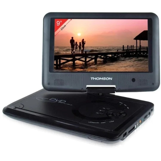 Thomson-THP359 - 9" - Portable DVD Speler - Zwart (Nieuw)